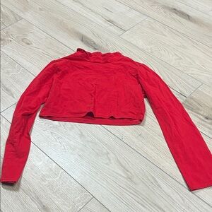 Pretty little thing Red Women's Long Sleeve cropped Top